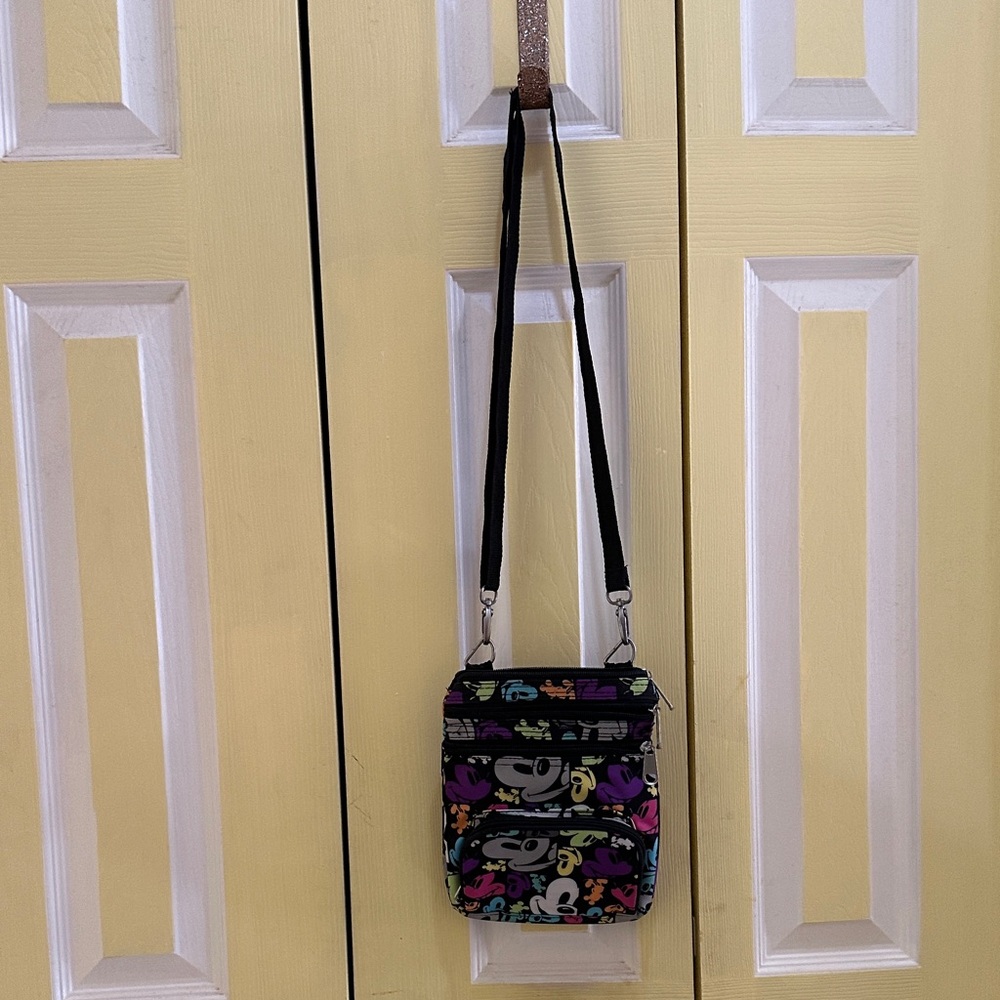 Disney Black Multicolor Crossbody Bag